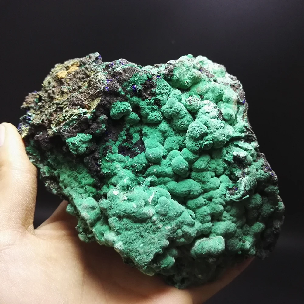 

900g NATURAL Stones and Minerals malachite azurite ore crystal specimens originated in China blue ore A2