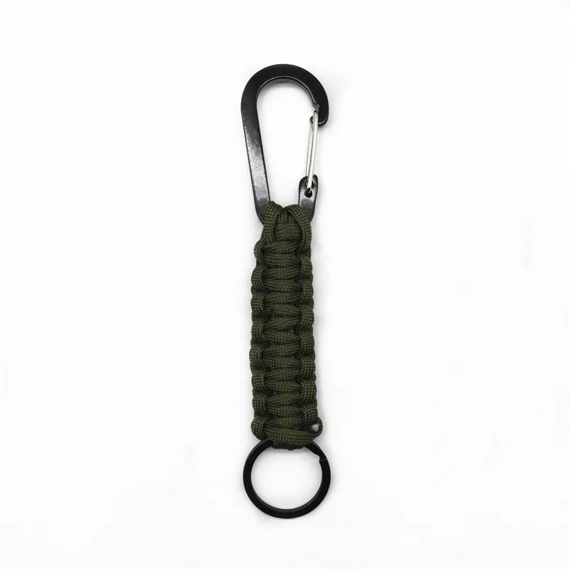 1 قطعة في الهواء الطلق مجموعة الحبال EDC المظلة الحبل المفاتيح العسكرية الطوارئ Paracord حبل حلقة تسلق ل تسلق اكسسوارات