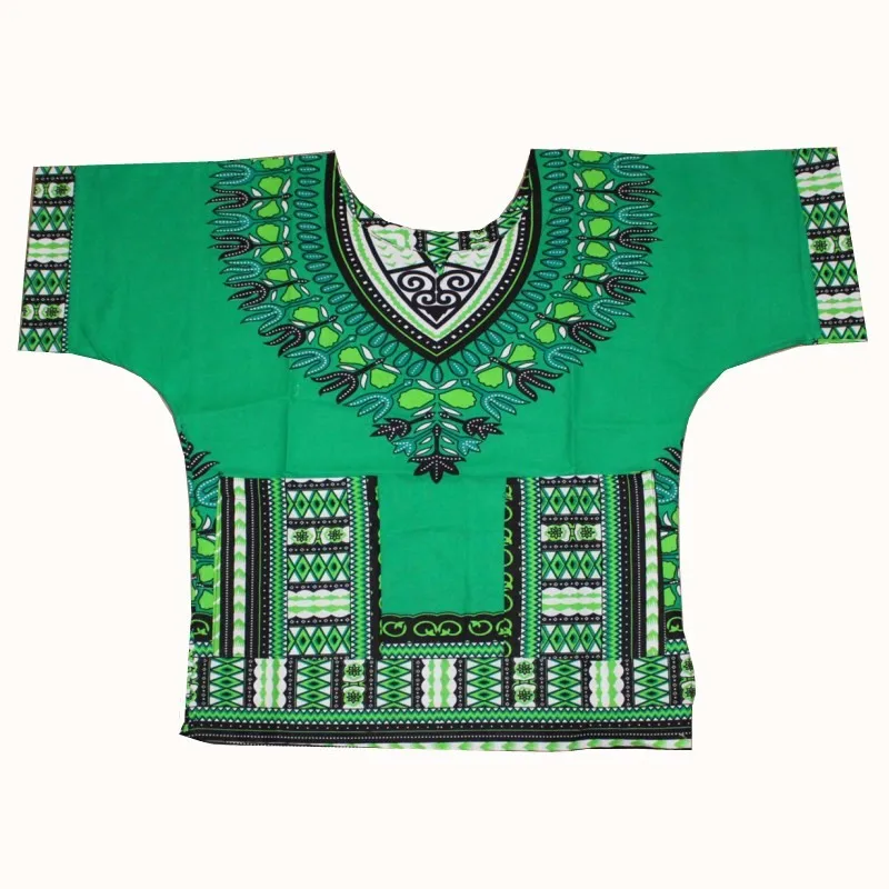 Wholesale Kids 2019 Child New Fashion Design Traditional African Clothing Print Dashiki T-shirt For Boys and Girls african attire