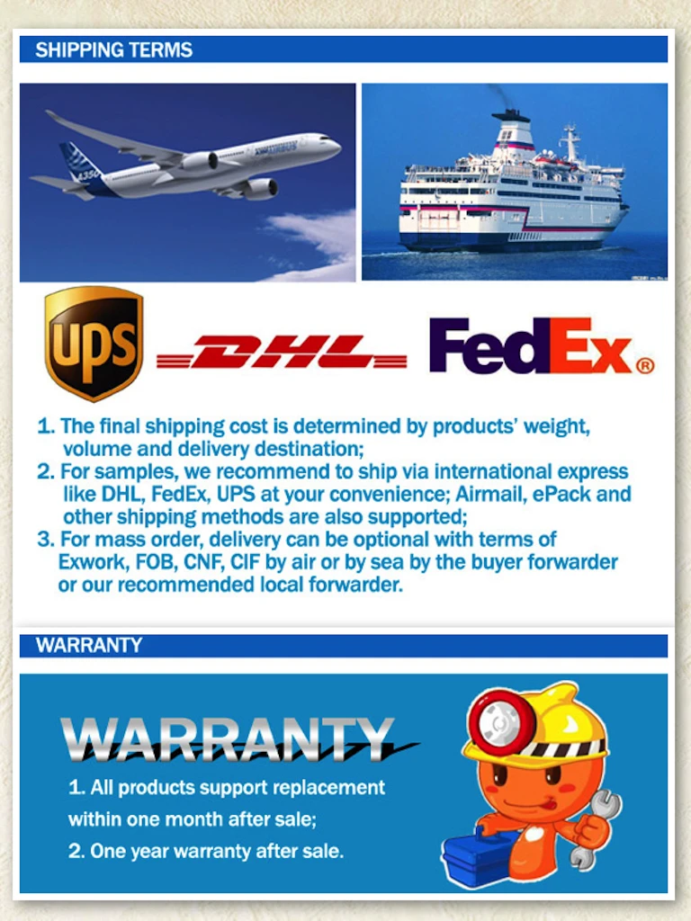 Shipping&warmty