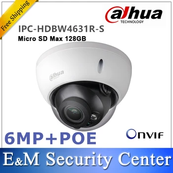 

Original dahua IPC-HDBW4631R-S 6MP IP Dome Camera IK10 IP67 built-in IR POE SD IR slot cctv camera DH-IPC-HDBW4631R-S