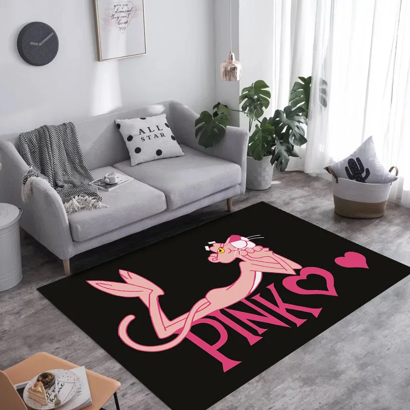 Pink PAnther INS Rectangle New Modern Home Mat Room Area Rug Floor Carpet For Living Room Bedroom Carpets Kitchen Mat MT93