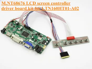 

New M.NT68676 controller driver board kit (HDMI+DVI+VGA) For LTN160HT01-A02 laptop LCD monitor 1-lamp LVDS 60Hz 30 pin 1920*1080