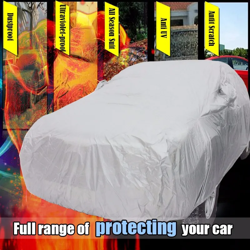 Buildreamen2 Car Outdoor Indoor Anti-UV Sun Rain Snow Protector Scratch Resistant  Car Cover For Audi 100 200 80 TT SQ5 S8 - AliExpress