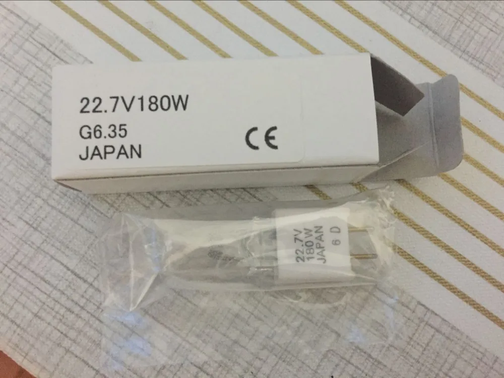 

MADE IN JAPAN G6.35 22.7V180W 22Q00006 bulb,HILL-ROM NUVO PRIMA operation room surgical light bulb,22.7V 180W halogen lamp