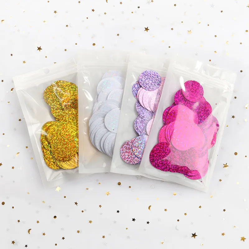 ISequins 25 мм большие круглые Блестки для Craft DIY Голограмма лазерная пайетки