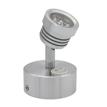 Лампа для подзарядки, вращающаяся на 30 градусов стеклянная лампа на батарейках, 3 Вт беспроводной переключатель, высокий светильник, ювелирный счетчик, точечный светильник