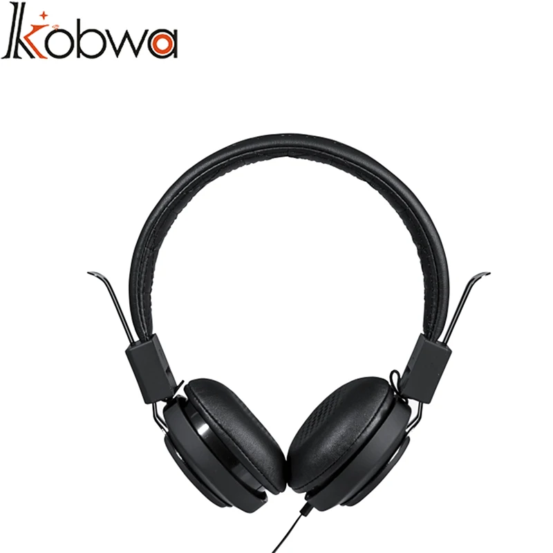 

kobwa wired sport headphone 1.2m L bending headset with microphone noise cancelling common headphone for video game moblie phone