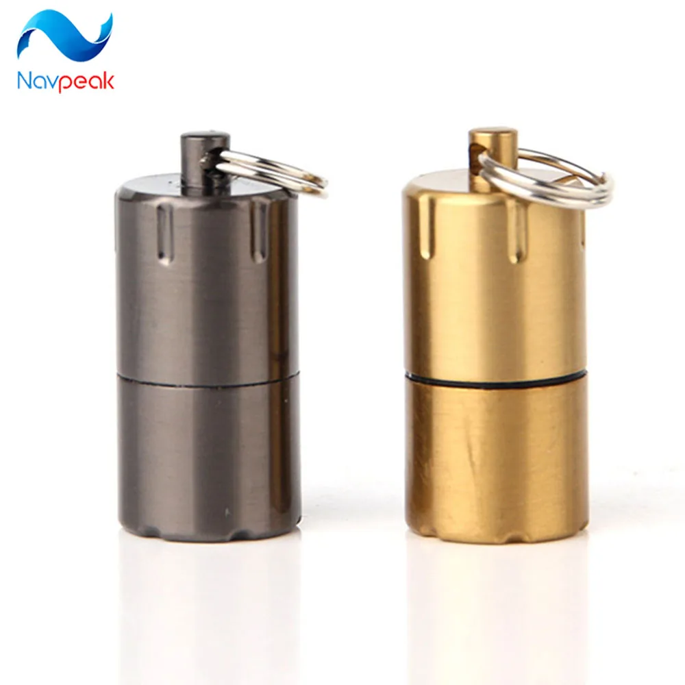 

1pc Mini Compact Kerosene Lighter Capsule Gasoline Lighter Inflated Key Chain Petrol Wheel Lighter Grinding Outdoor Tools