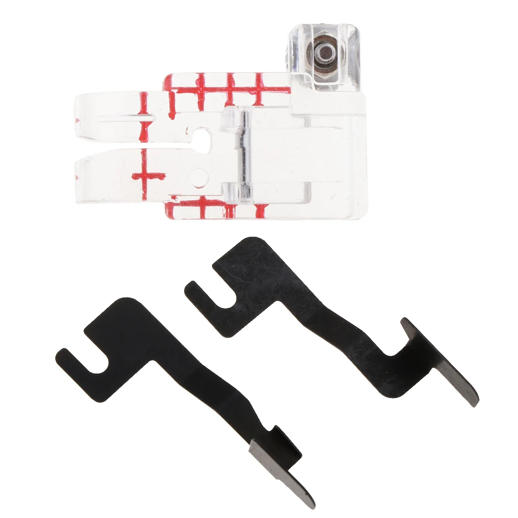 Clear View 1/4 Inch Guide Foot with Guide Set for Janome Sewing Machine
