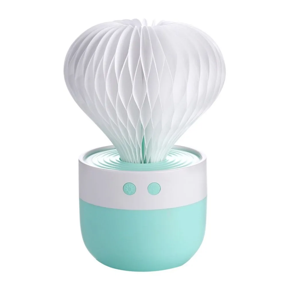 

150ml USB Mini Humidifier Colorful LED Night Light Ball Cactus Ultrasonic Humidifier Mist Maker Mini Household Air Purifier 5V