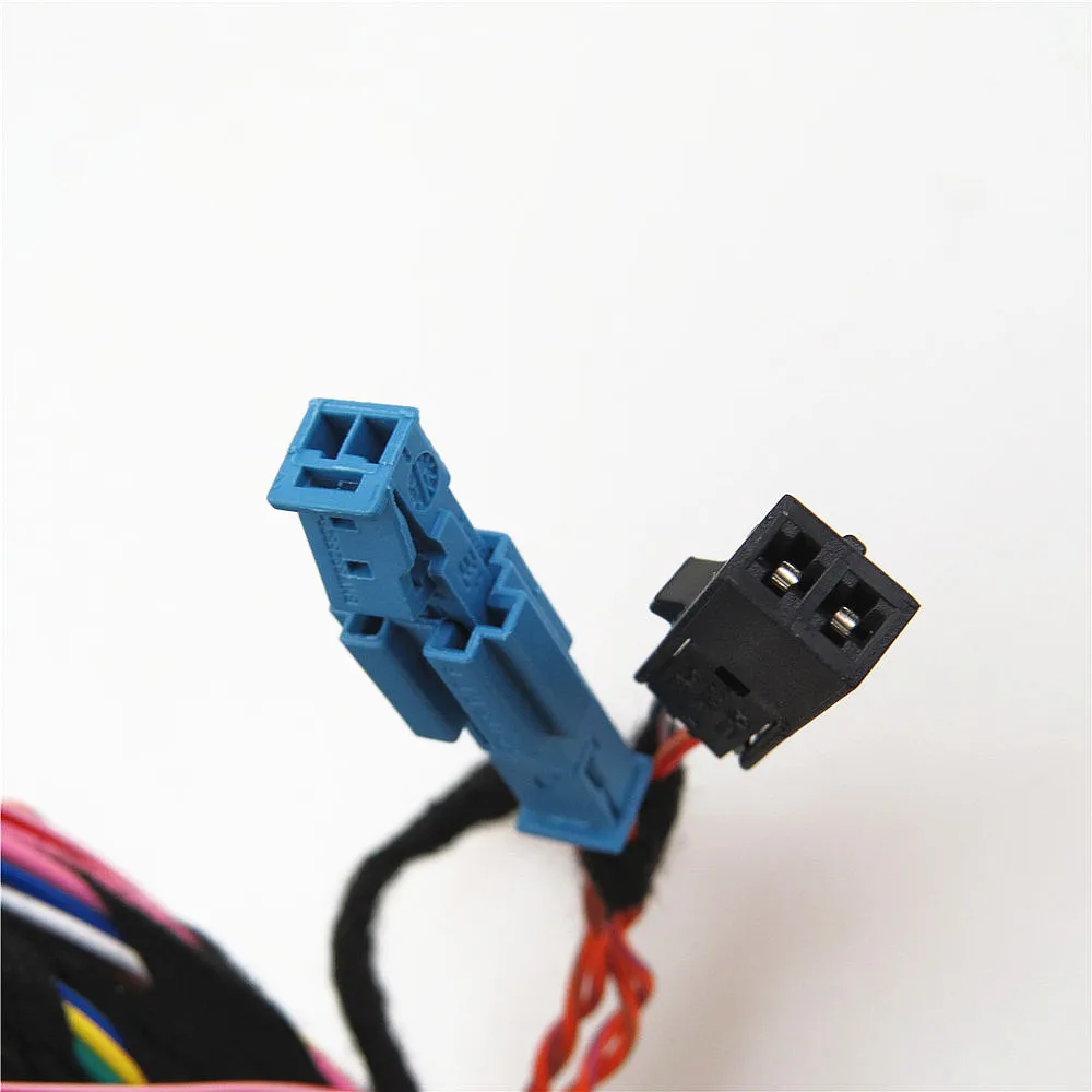 RWSYPL автомобиля 12 V RGB заднего вида видео Камера веб-камера+ пучок штепселя для Tiguan 2011-2012 RNS510 RCD510 5ND 827 566 C 5ND827566C