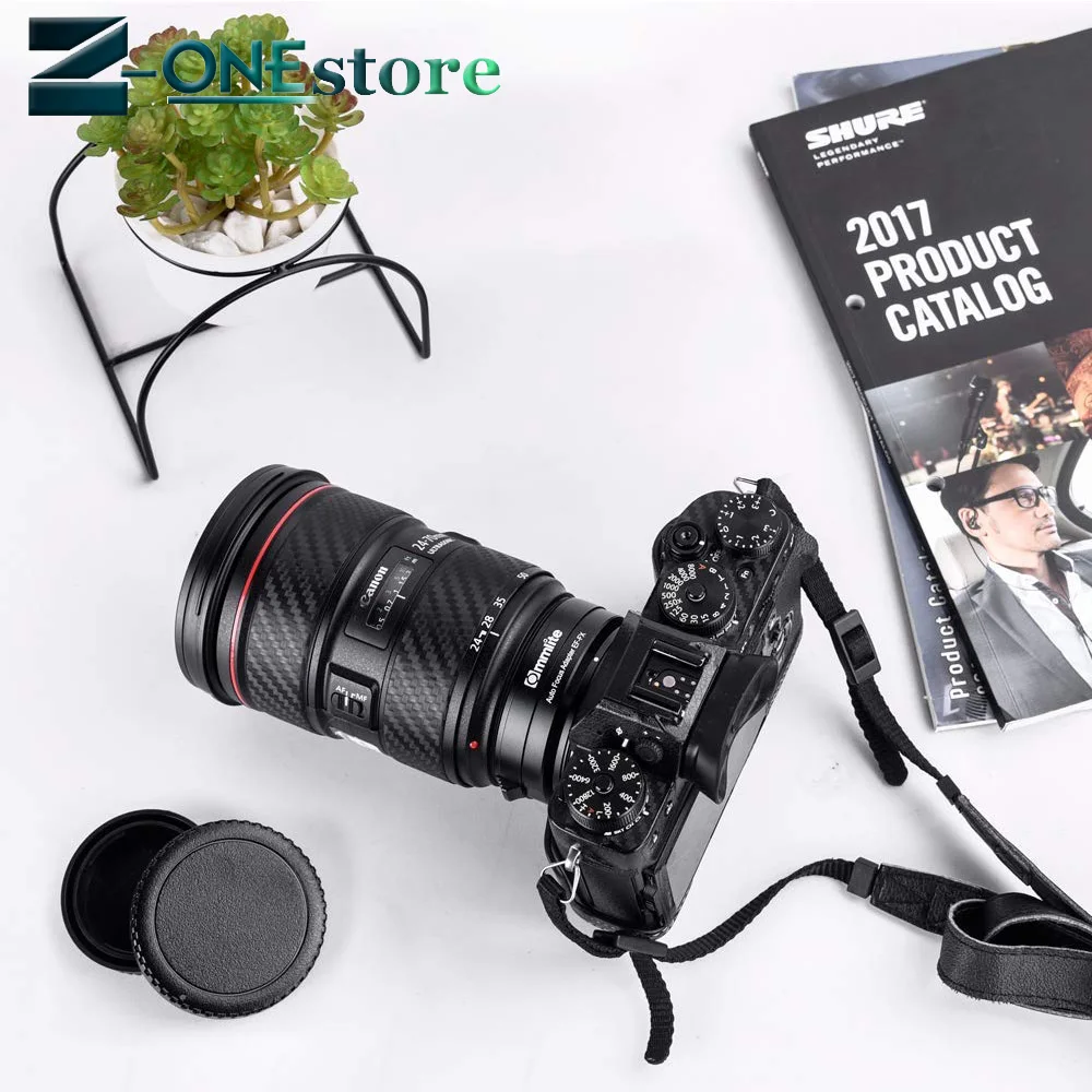 Commlite CM EF FX Electronic AF Lens Mount Adapter от Canon EF/EF S для Fujifilm Camera X T20 T3 T2|Адаптеры объектива| |