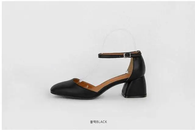 Mary Jane/сандалии; обувь на толстой подошве с квадратным носком и пряжкой; женская кожаная обувь в стиле ретро