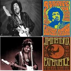 Jimi Hendrix roccia музыка звезда Плакат Clear Image Наклейки на стену украшения дома хорошее качество печать белым покрытием Бумага