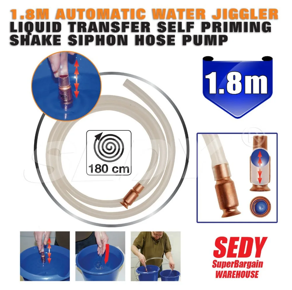 2016 New 1.8m Automatic Water Jiggler Liquid Transfer Self Priming