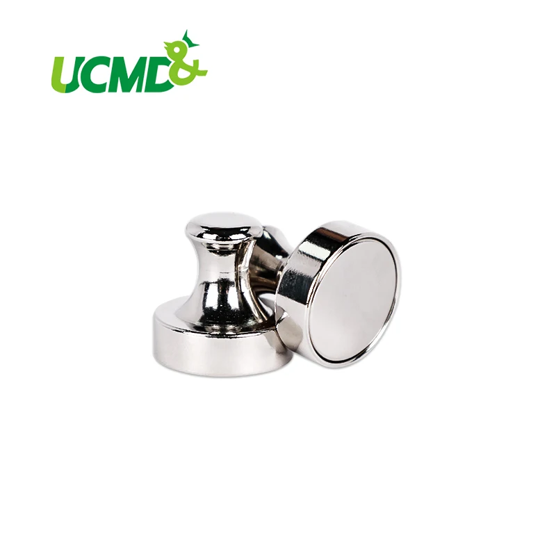 

4pcs/pack Strong Magnetic Thumbtacks Office Message Note Paper Sticker Affixed Whiteboard Magnetic Button Fridge Magnet Buckle