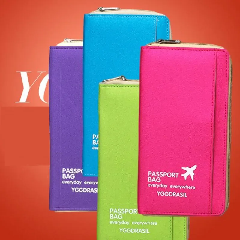 Multifunctional Travel Documents Containing Portable Wallet Passport Bag Bag Set Passport Holder Organize