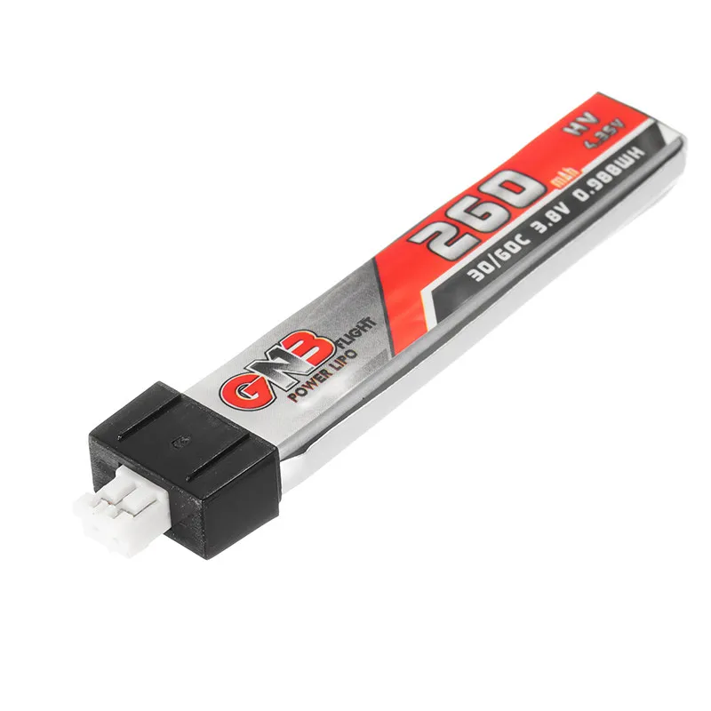 5 шт. GAONENG GNB 1S 260mAh 3,8 V 30C 4.35VHV Lipo аккумулятор PH2.0 разъем для US65 индуктрикс FPV BetaFPV 65S UR65 крошечный Дрон Whoop