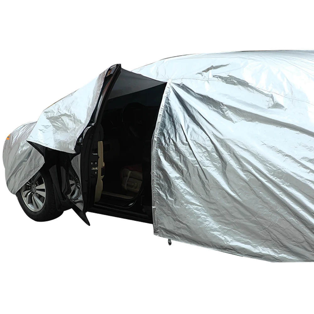  Waterproof Car Cover Dust Rain Stome UV Snow Sun Protection Covers Coat Hatchback Sedan SUV Outdoor