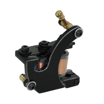 

Tattoo Machine Black 8 Wraps Handmade Professional Steel Liner Shader Professional Makeup Body Artist