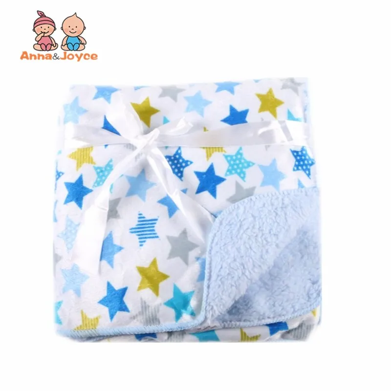 12 видов стилей детское одеяло супер мягкий Одеяло завод продаж продукт младенца пеленать 76*102 см fTRQ0001 - Цвет: bluestar