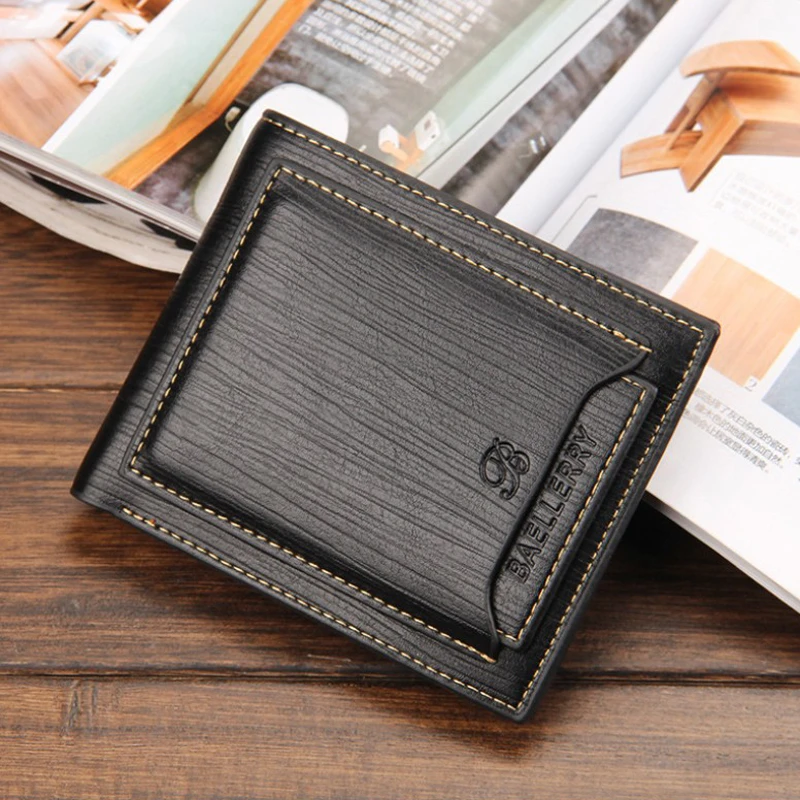 

Bags For Men 2019 Men's Bifold Leather Wallet ID Credit Billfold Clutch Fashion Style Popular Business Type