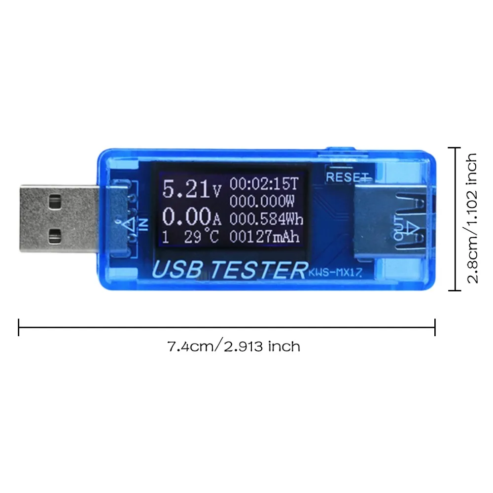 ALLSOME 8 в 1 QC2.0 3 0 4 30 электрическая мощность USB тестер напряжения измеритель тока