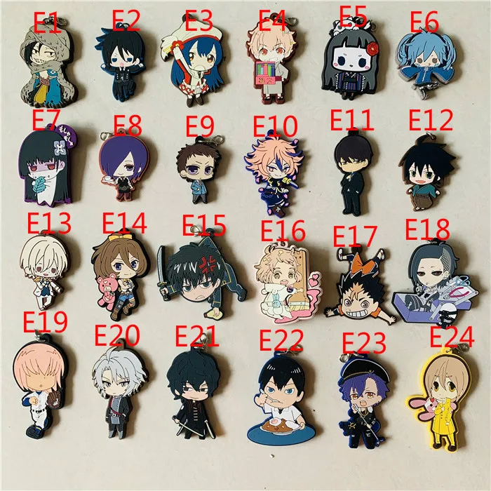 

[E] Clearance Sale Decoration Keychains Japan Anime Model Pendant Phone Bag Pendant Toys for Children Christmas Gifts 3-5cm