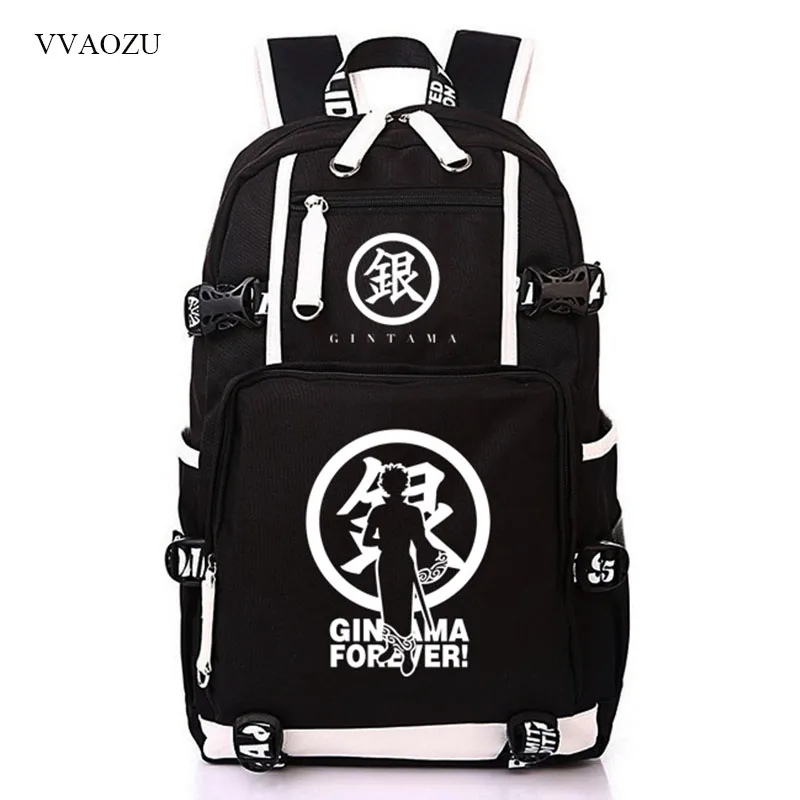 

Gintama Sakata Gintoki Backpack Women Men Large Capacity Student Laptop Backpacks Schoolbags for Teenagers Travel Bags Mochila