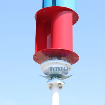 

power generator horizontal axis wind turbine 300W 12V 24V homeuse with MPPT controller