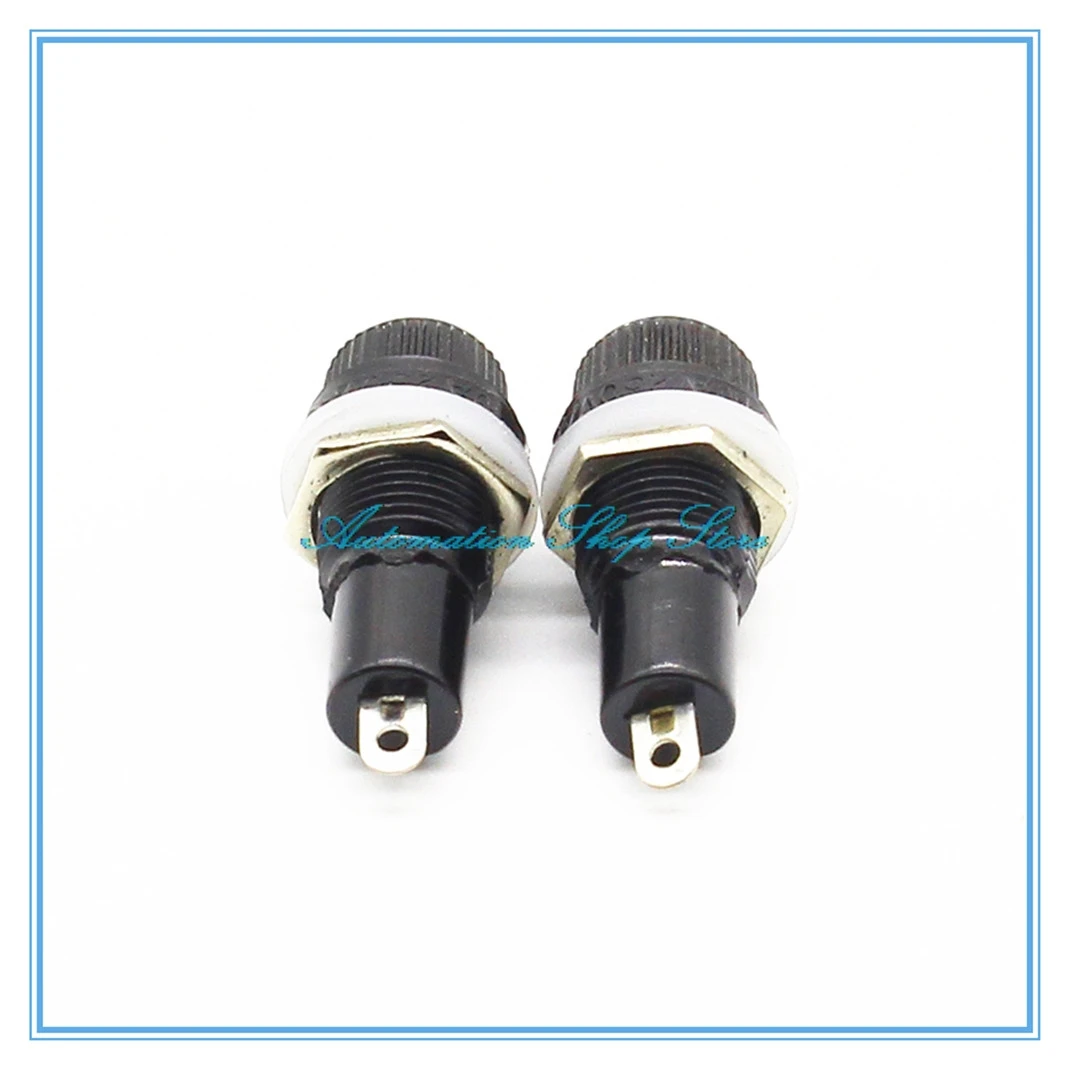 Automobile Fuses Insurance Pipe Seat Panel Mounting Fuse Holder 12mm HRC Fuse Holder BLX-1 5X20 10PCS car fuse holder fuse holder