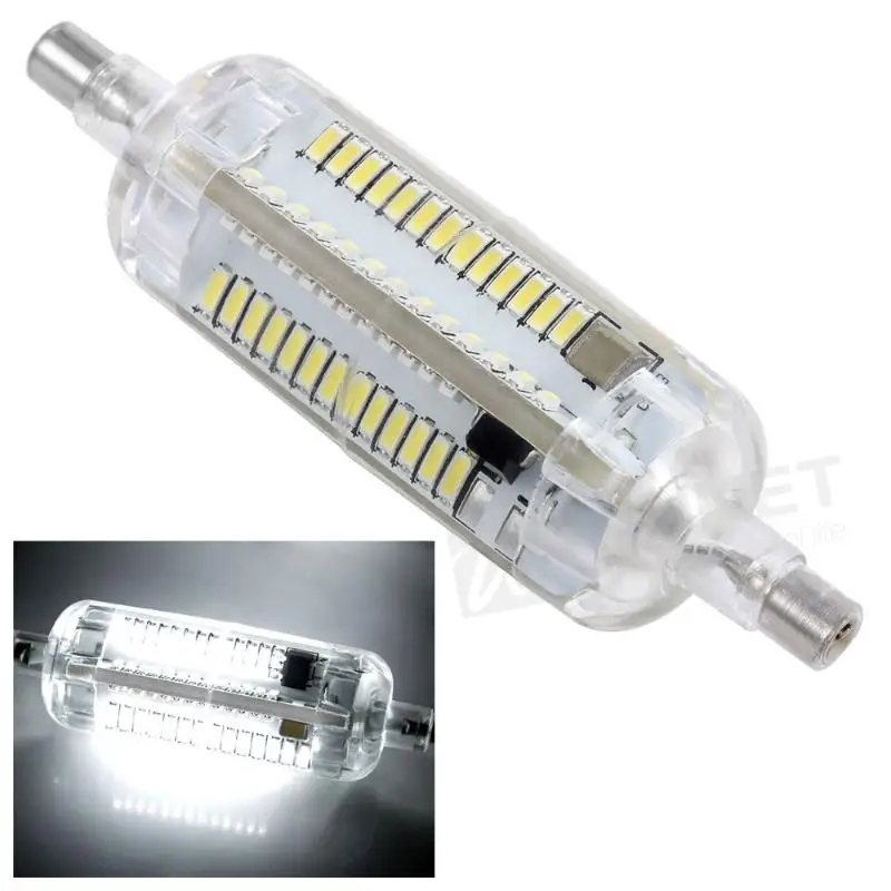 

CROLED R7S 5W LED 78mm J78 bulb 360 Degree White lamp halogen Flood Light Silicone 220-240V