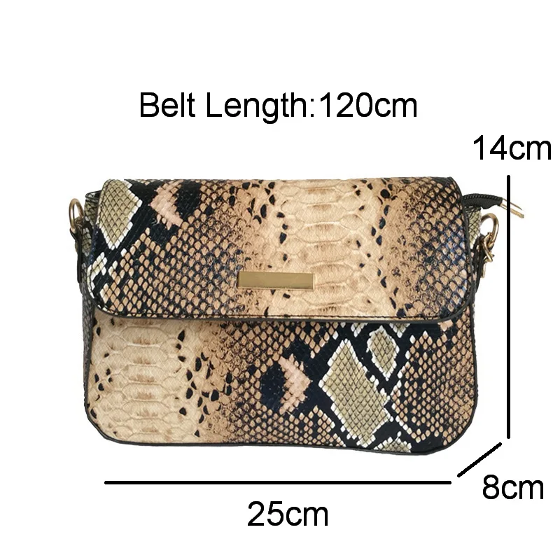 FUNMARDI Small Crossbody Bag For Women Fashion Snake PU Leather Shoulder Bag Female Chain Messenger Bag Women Brand Bag WLHB1790 FUNMARDI Small Crossbody Bag For Women Fashion Snake PU Leather Shoulder Bag Female Chain Messenger Bag Women Brand Bag WLHB1790
