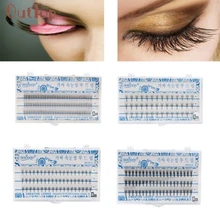 Красивые женские очаровательные горячие 12 мм черные завитые накладные ресницы для наращивания ресниц инструменты для макияжа Nov.28