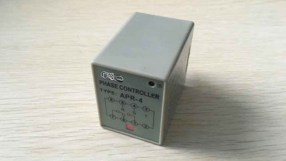 AC 380V 8 Pin DIN Mount Reverse Phase Controller Relay Grayin Relays