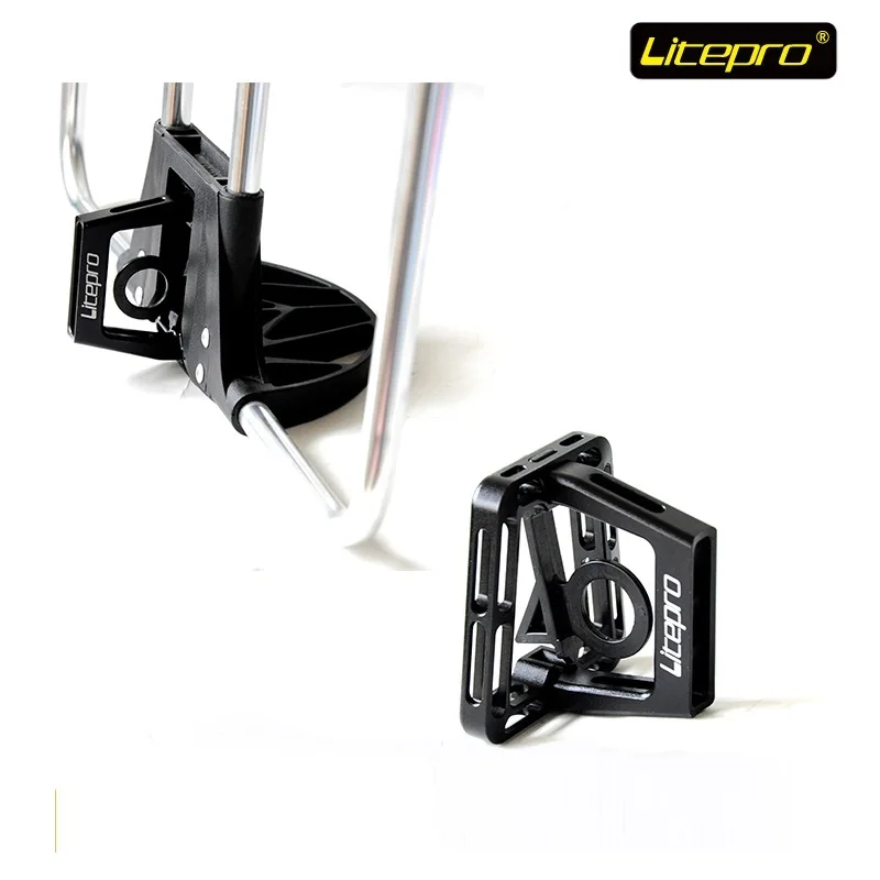 Litepro Folding Bike Front Shelf Clamp Road Bicycle Front Bags Install