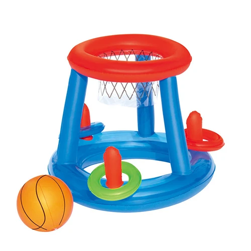 Evaking Надувное баскетбольное кольцо для волейбол на воде обруч надувной гандбол коробка Swiming игрушки лучшая Семейная Игра - Цвет: Basketball