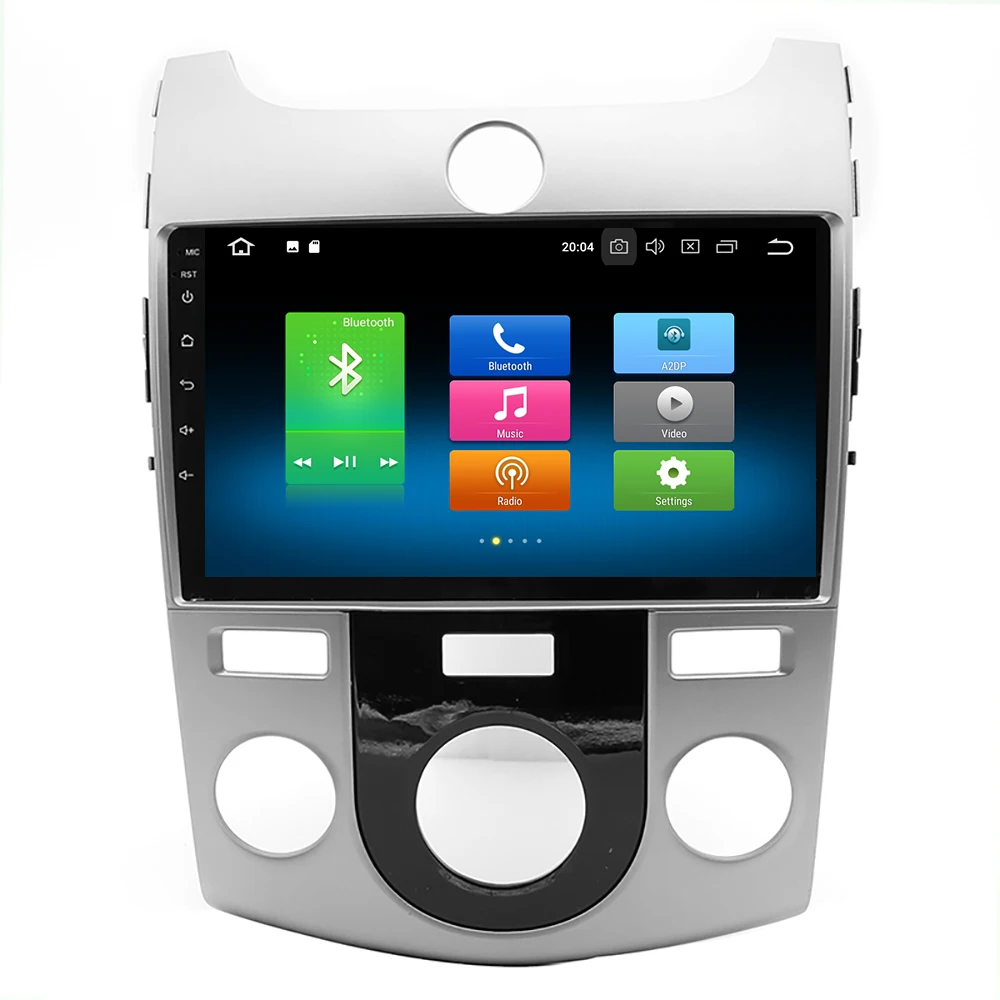 Top Lenvio RAM 4G+32G Octa Core Android 8.0 CAR DVD GPS Navigation Player For KIA Cerato Forte 2008 2009 2010 2011 2012 Radio BT IPS 3