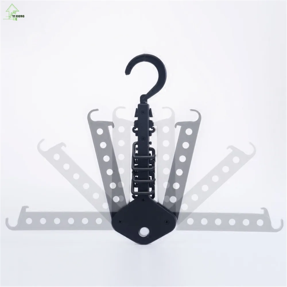 Yihong متعددة الوظائف الرف الفضاء التوقف التخزين طوي الملابس شماعات سحرية كوتور ملابس قابلة الرف منظمة