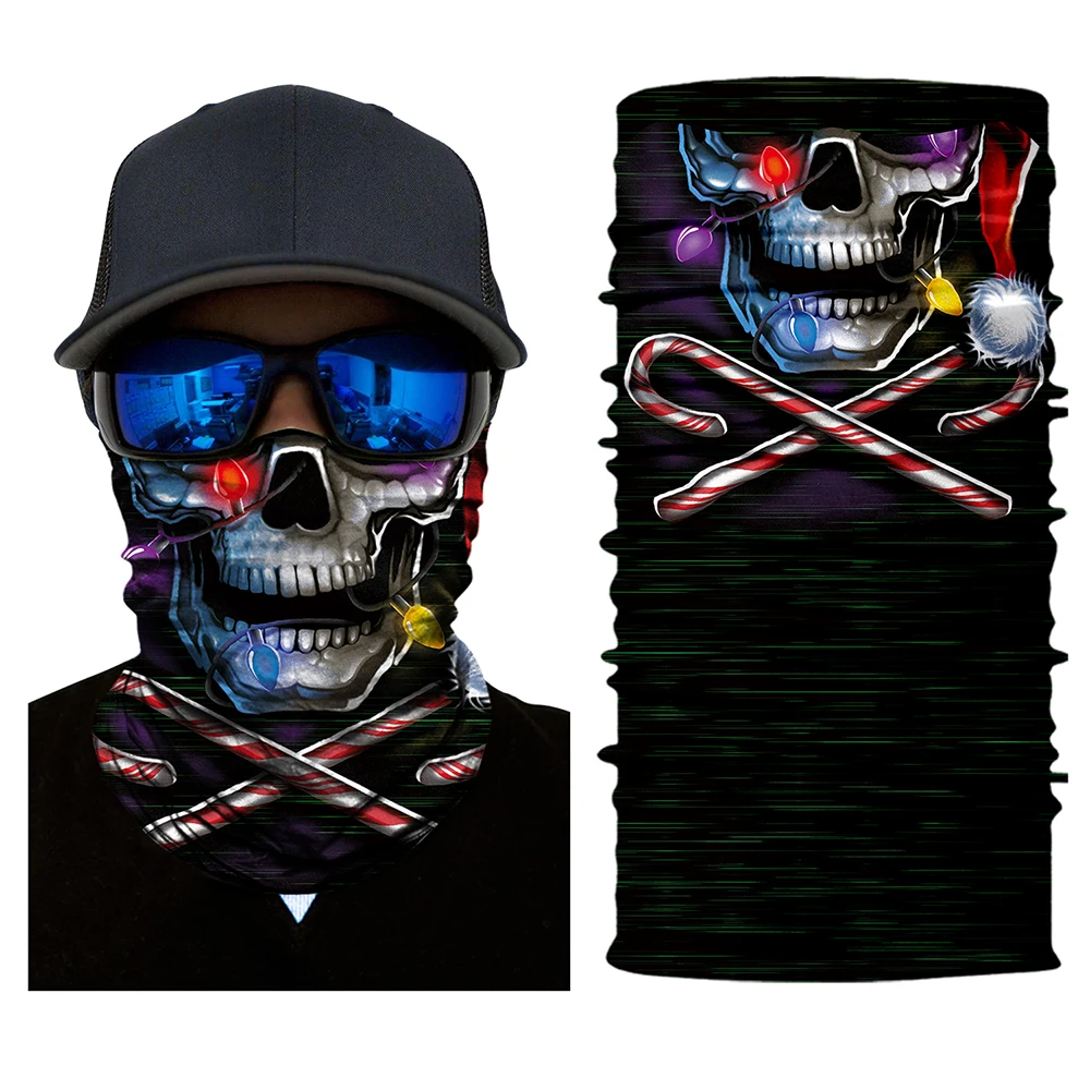 Мото волшебный шарф для Хэллоуина мотоциклетная Зимняя Маска для лица Солнцезащитная Лыжная маска Балаклава Бандана ветрозащитные маски - Цвет: 4
