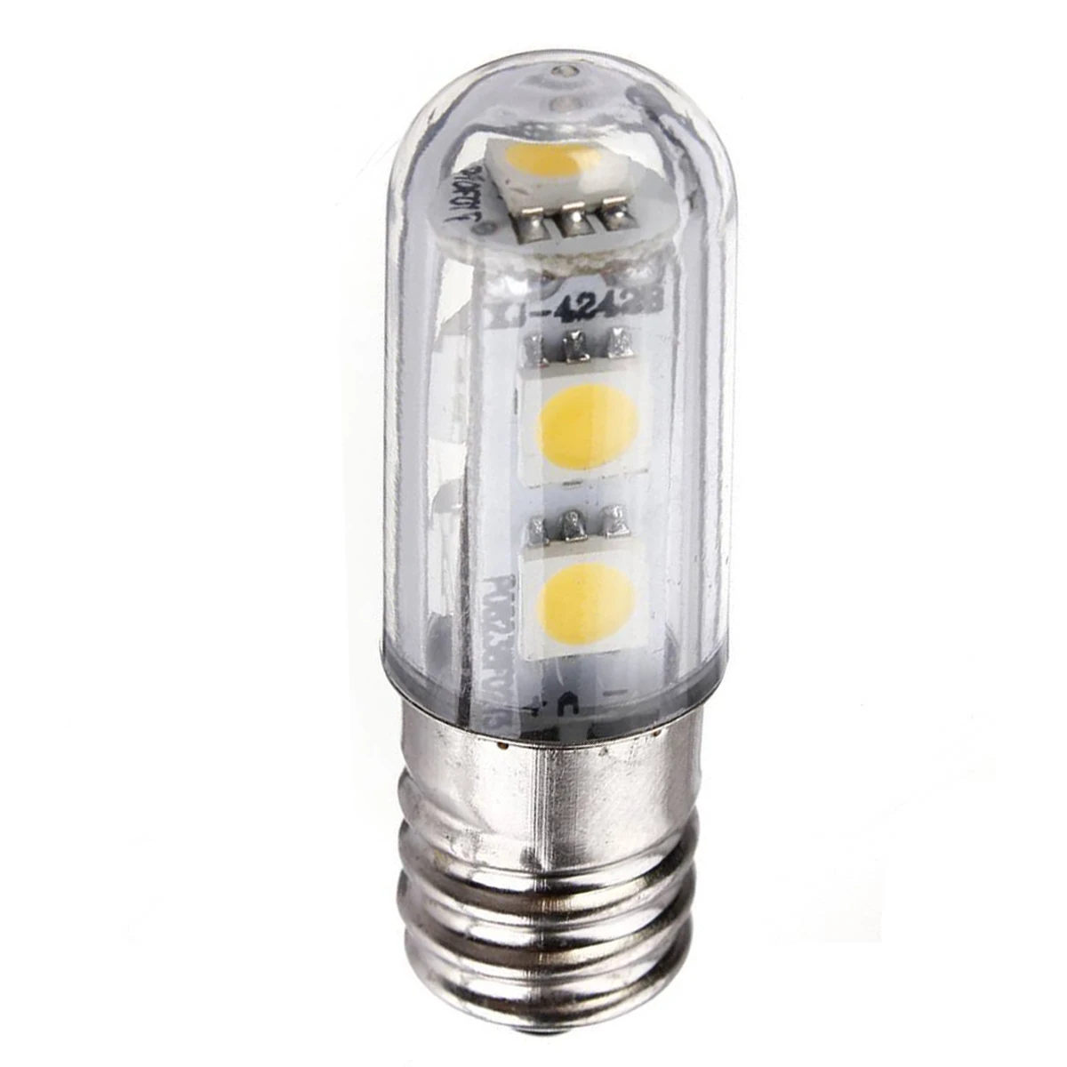 8 упак. E14 1 Вт холодильник Led лампы 7 Smd 5050 теплый белый Цвет 15 Вт замену галогенная лампа 3000 К 45LM энергосбережения 220 В