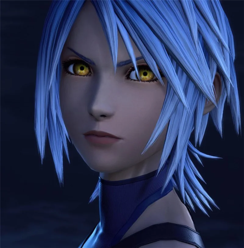Парик для косплея из аниме Kingdom Hearts III термостойкие короткие волосы в морском