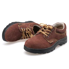 AC11002 Акция Лидер продаж Прямая с фабрики коричневая защитная Рабочая обувь стальной носок для мужчин защитная обувь в ботильоны