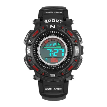 

Erkek kol saati Waterproof Men Sports Watches Multi-function Digital Electronics Watches Wristwatches