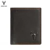 Rfid Wallet Short Men Wallets Genuine Leather Small Slim Male Purse Card Holder Wallet Fashion Zipper Pocket Coin Purse Bag ► Photo 2/6