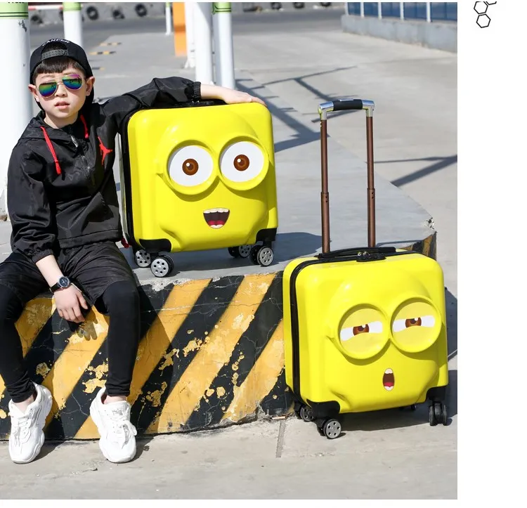 Детский каюта чемодан сумка, детский универсальный чемодан на колесиках, портативный дорожный Багаж, подарок для детей, 18 "20" дюймовый