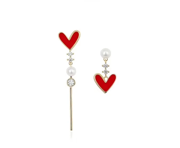 

JOOCHEER Sterling S925 silver 925 trendy ethnic cute romantic Earring dorp earrings love Triangle fashion trendy