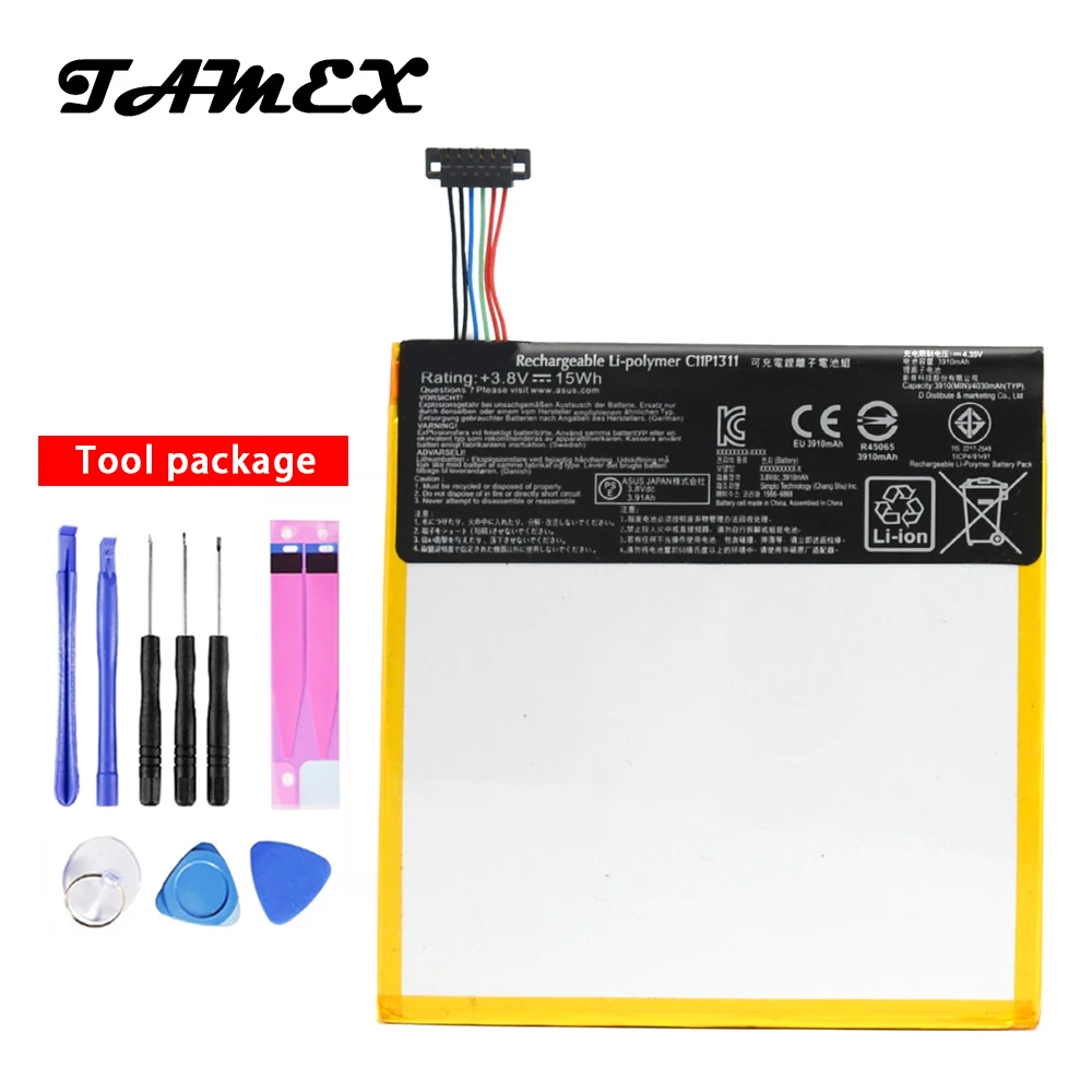 

C11P1311 New Li-ion Replacement Tablets Battery For ASUS FonePad ME175CG Fonepad 7 HD 7 MeMO Pad 7 ME175CG K00Z ME7510KG + Tools