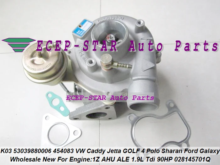 K03 53039880006 53039880006 454083-0002 454083 028145701Q Turbo For Ford Galaxy VW Caddy GOLF 3 4 Sharan Vento 1Z AHU ALE 1.9L (4)